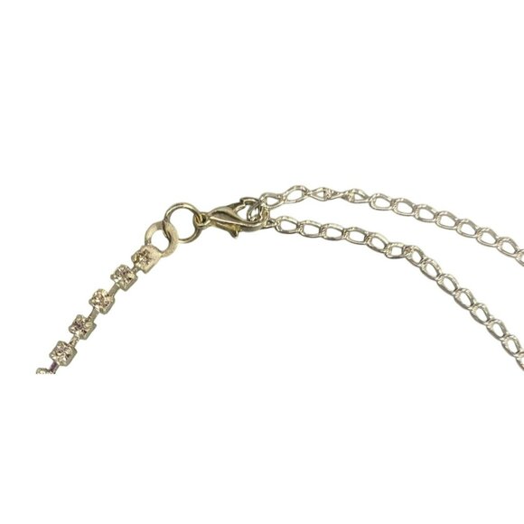 Clear Rhinestone Necklace & Earring Set For Women - Picture 8 of 10